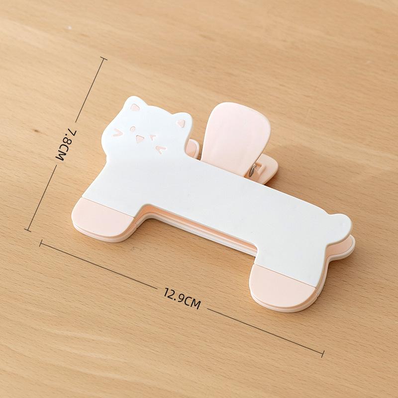 Cute Kitten Reading Stand Baobaotou Reading Clip Student Mini Portable Reading Stand Children's Reading Artifact