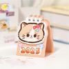 Cartoon Cat Desktop Calendar 2025 2025 Coil Calendar Portable Mini Desk Calendar  Office