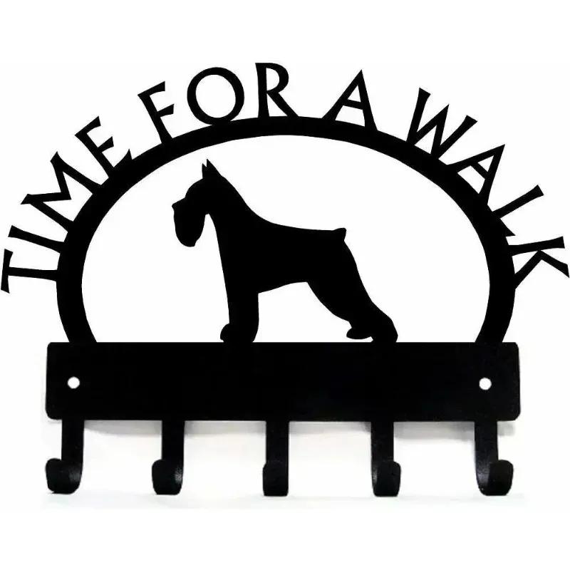 

1 шт. Крючки металлические железные художественные миниатюрные шнауцеры для прогулок с ключами, вешалка для поводка для собак, вешалка для украшения прихожей, стойка для зонтика бронзовый