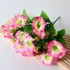 Artificial Morning Glory Flower 7 Heads Fake UV Resistant Flower Bouquet with Stem for Vase Wedding Bridal Bouquet Indoor Outdoor Garden Home Kitchen