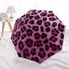 Leopard print,Texture Automatic Folding Umbrella Compact 8 Rib Design,Unique Style,Suitable for Everyday Outdoor Use,Perfect Gift for