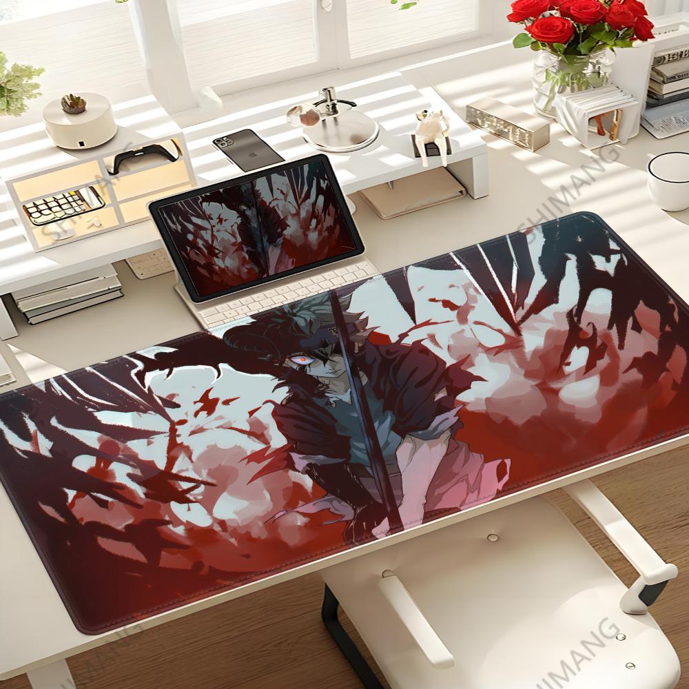 Popular Anime Cool Boy Bblack Cclover Mousepad Antislip Desk Mat Laptop Soft Mice Pad Computer Gaming Accessories Mouse Pads