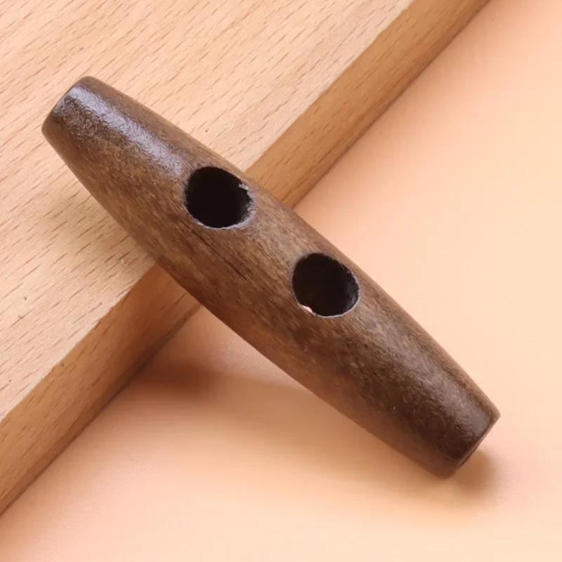 10 Stück Holzhorn-Schnallen Damen-Windmantelknöpfe Schöne Trendige Knöpfe DIY Bekleidung Nähzubehör