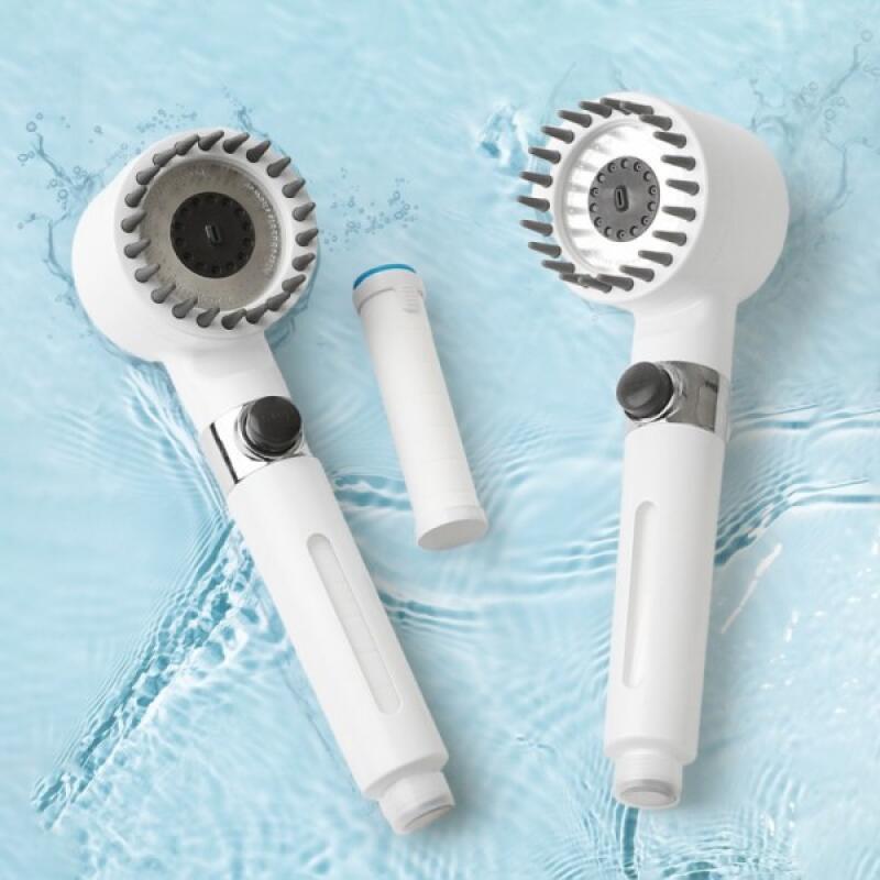 High pressure filter purification 3-stage spray shower head filter GPGL Shower Head Filter 4 SET