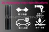 IlMondoMall Amazing 3D Carbon Fiber Fiber Universal Fit Sheet/Carbon Sticker, (200x35cm)