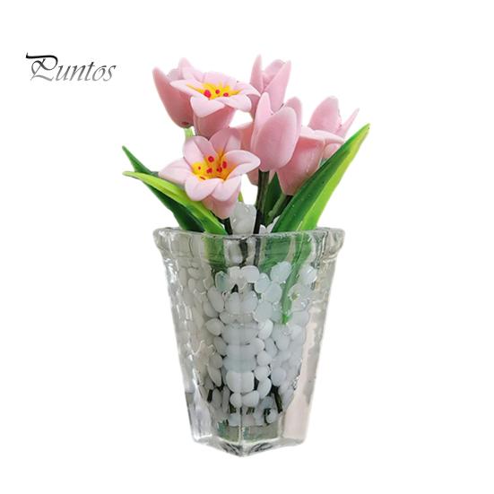 Миниатюрная игрушка-лилия в горшке — фото 7