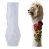 Food Grade Silicone Lions Shaped Candle Making Mold With Artistic Design