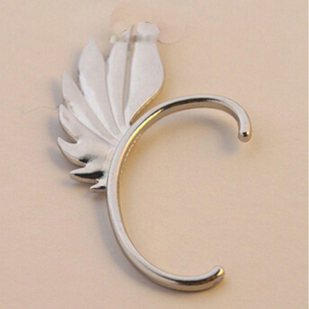 

Очаровательные мужские женские готические панк серьги-гвоздики в форме крыльев, клипсы для ушей, винтажная бижутерия серебряный