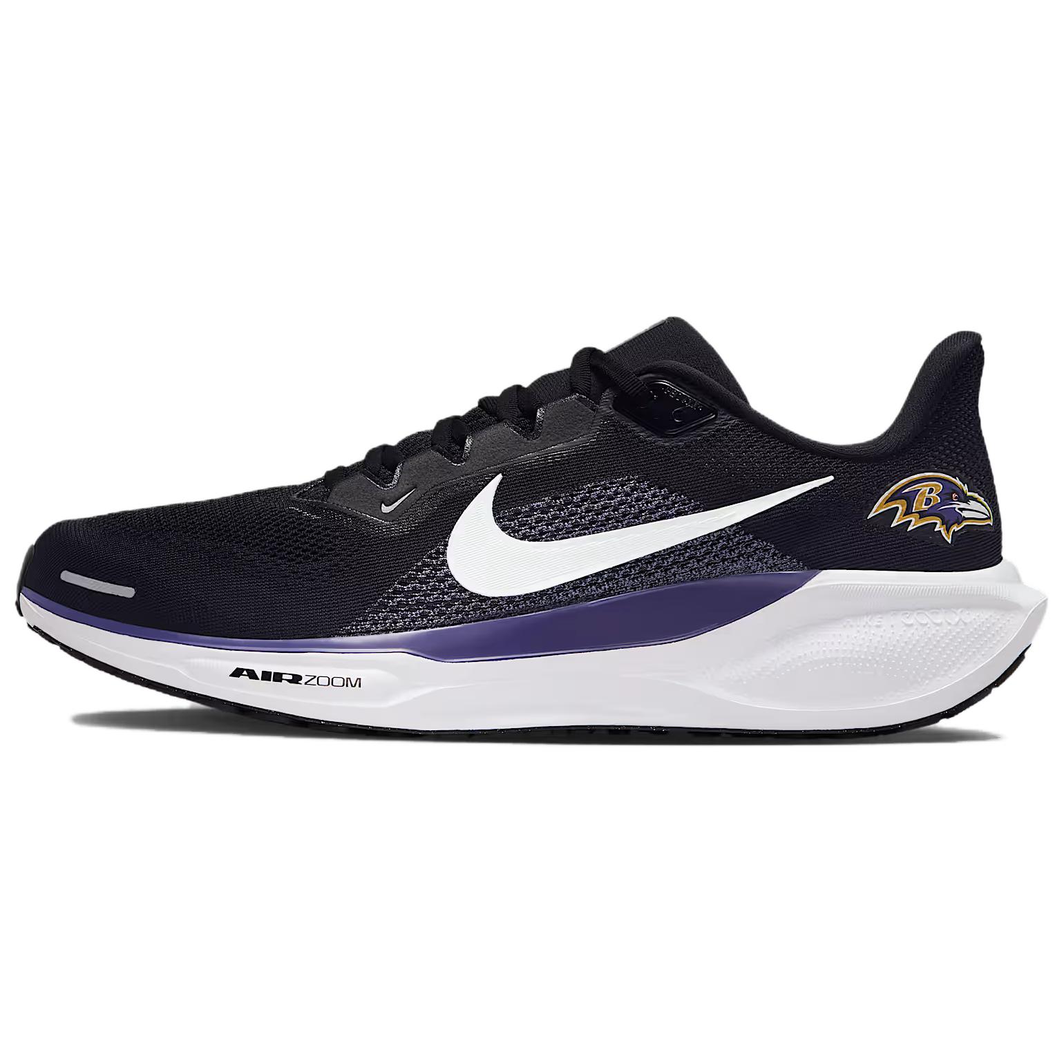 

NFL x Nike Air Zoom Pegasus 41 Baltimore Ravens Мужские кроссовки Черный New-Orchid Белый IB3194-001 46
