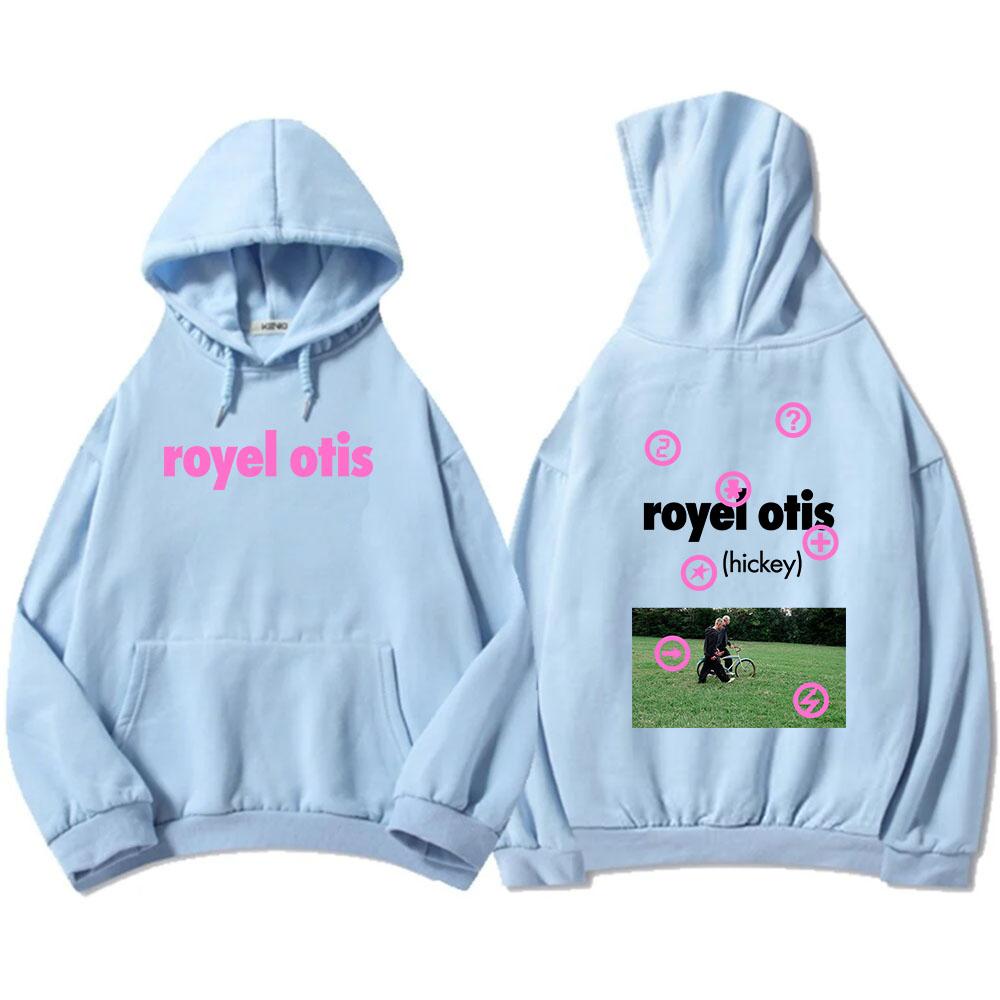 Royel Otis Hickey Hoodies Long Sleeve Autumn Male Sweatshirts Fashion Hooded Graphic Printing Pullovers Casual Fleece Men Hoodie