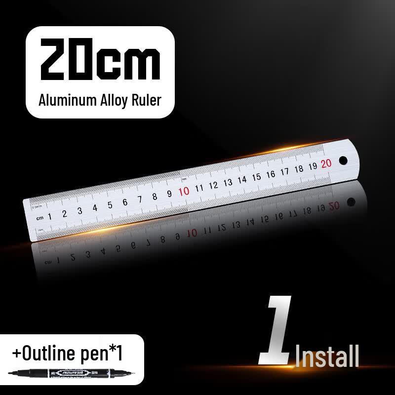 M&G Aluminum Alloy Straight Ruler