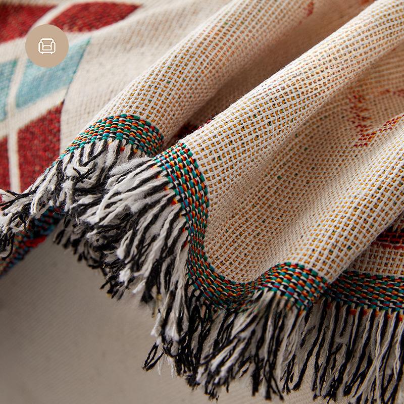 Sofahandtuch Nordischer Instagram-Stil Sofabezug Vollständig bedeckt Sofakissenbezug Vier Jahreszeiten Universaldecke Decke Einzeln Drei