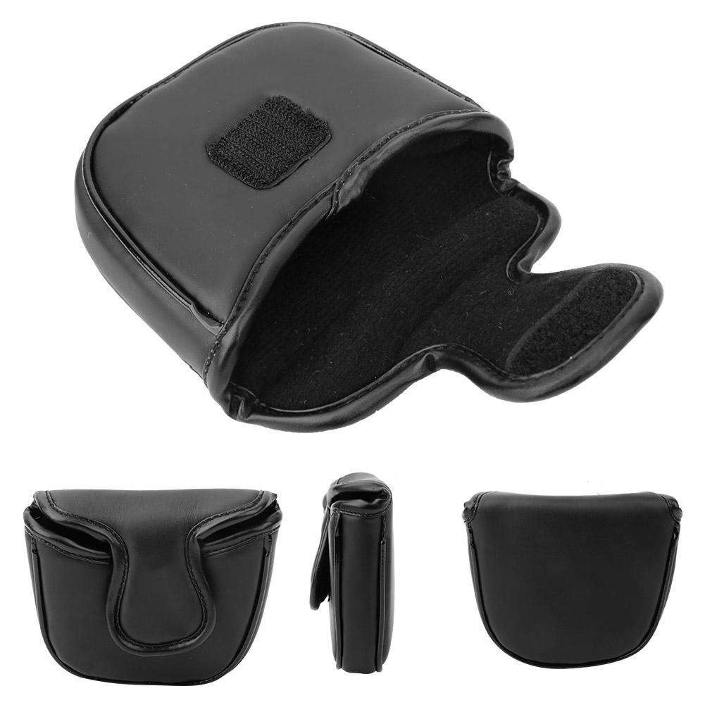 Portable PU Golf Club Driver Headcovers Durable Soft Head Cover Golfer Accessory Black