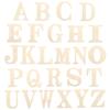 Semi-finished Party Supplies Home Decoration DIY Wood Craft Unfinished Alphabet Blank Paintable 30CM Wooden Letters