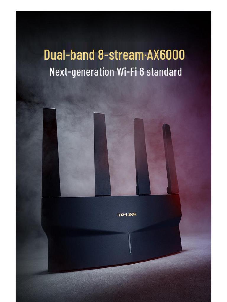 TP-Link Pulin XDR6010 Wireless WiFi 6 AX6000 Gigabit Mesh High-Speed Wall-Penetrating Router