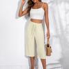 Womens Capris With Pockets Loose Fit Casual  Pants Dressy Lightweight Ladies Baggy Cargo Pants For Hiking