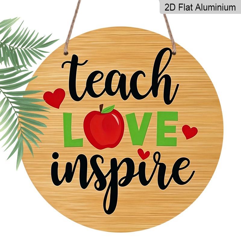 

2D Flat, Retro-style High-end Aluminum Wall Decoration, Available in Multiple Sizes. Includes Teacher s Day Greetings and Quotes. Suitable for Indoor 20*20cm