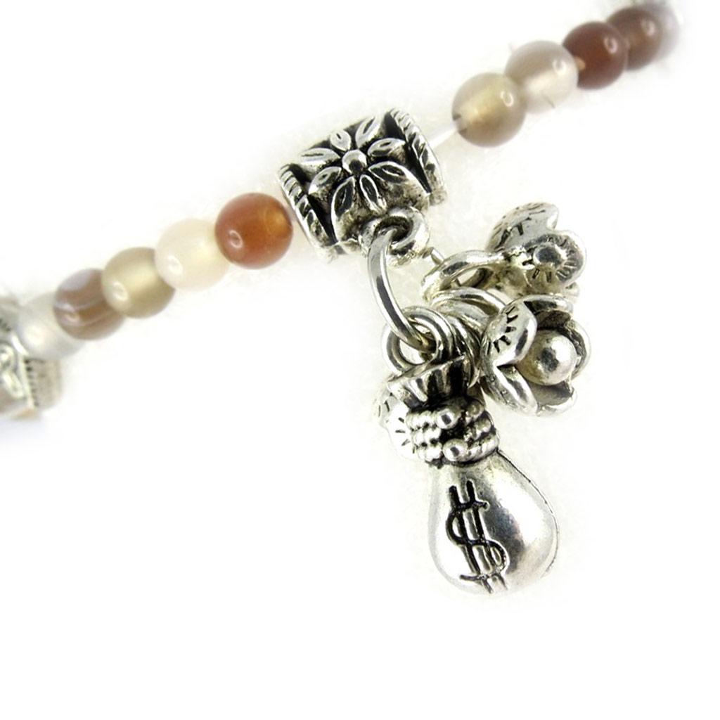 Les Trésors De Lily [K7292] - Agate 'Mineralia' Bracelet