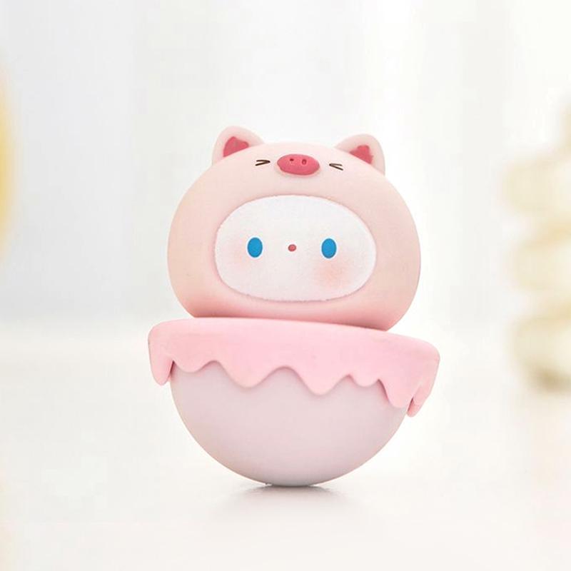 Cartoon Tumbler Ornament Mini Tumbler Toys Ornaments Desktop Festival Decoration For Christmas Easter Carnival Party Favor