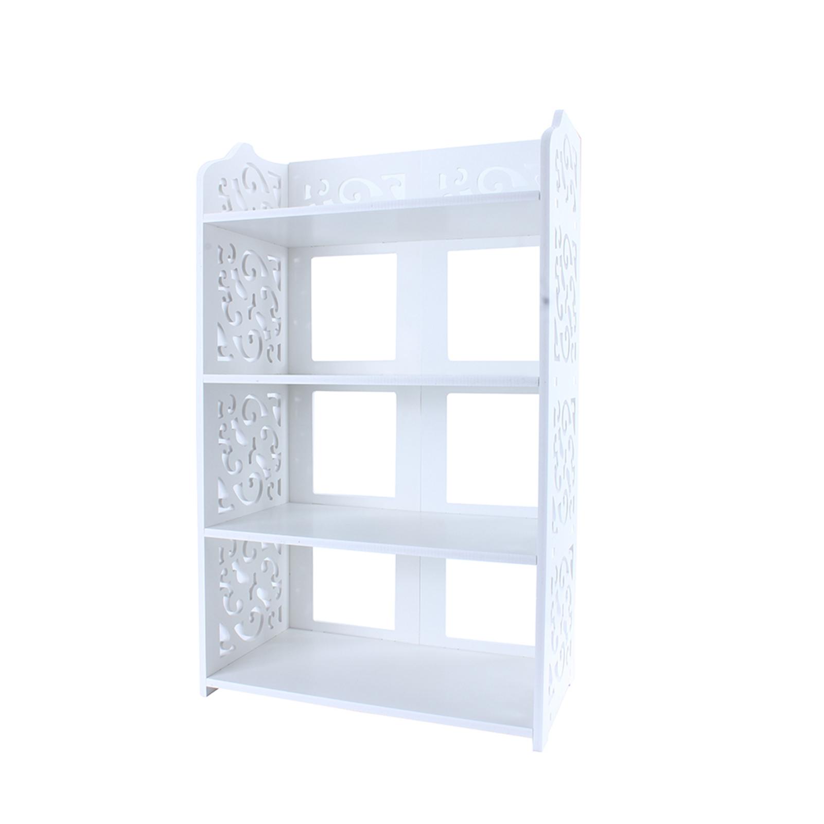 

4 Tiers Shoe Rack 4 Tiers White Hollow Out Shoe Rack Stand Storage Organiser Shelf Household Supplies Shoe Rack Organiser Shelf