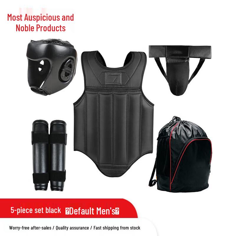 

ZUIJISHANGPIN Sanda Boxing Training Protective Gear Set L