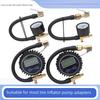 Car Air Pump with Pressure Gauge, Portable Car Tire Inflator, Adapter, Bicycle Tire Pressure Gauge
