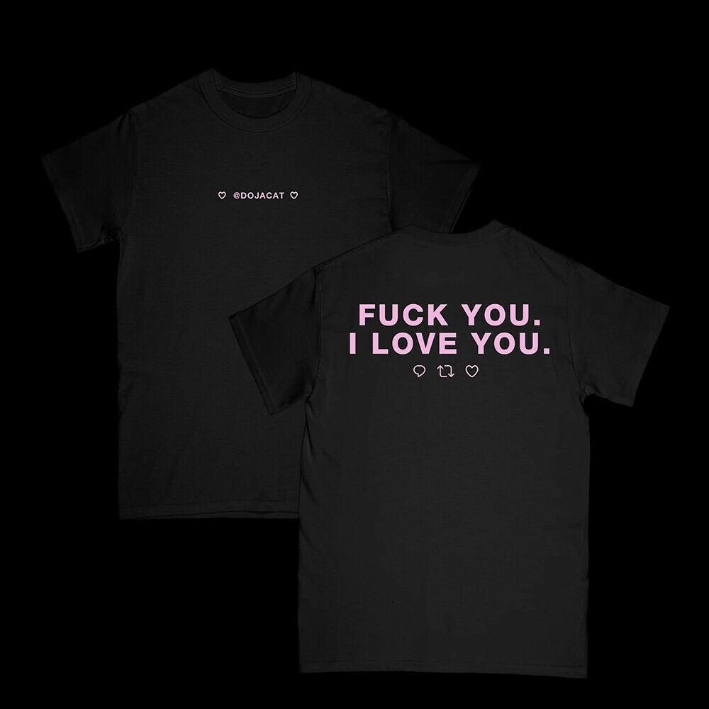 

I Love You Tee Doja Cat Black Unisex T-Shirt