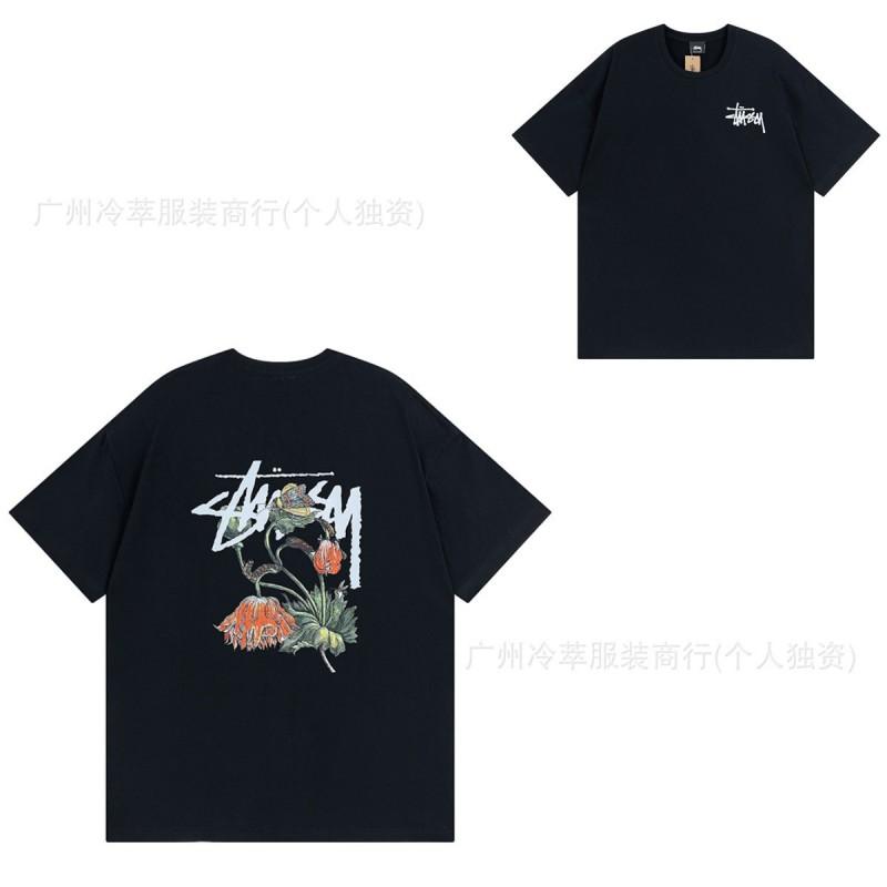 Mens Streetwear Short Sleeve T-Shirt Cotton Print Tee Casual Unisex Fit 2025