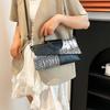 PU Synthetisches Leder Damen Schulter Umhängetasche Mode Lässig Abendessen Alligatormuster Klappe Handtasche und Geldbörse