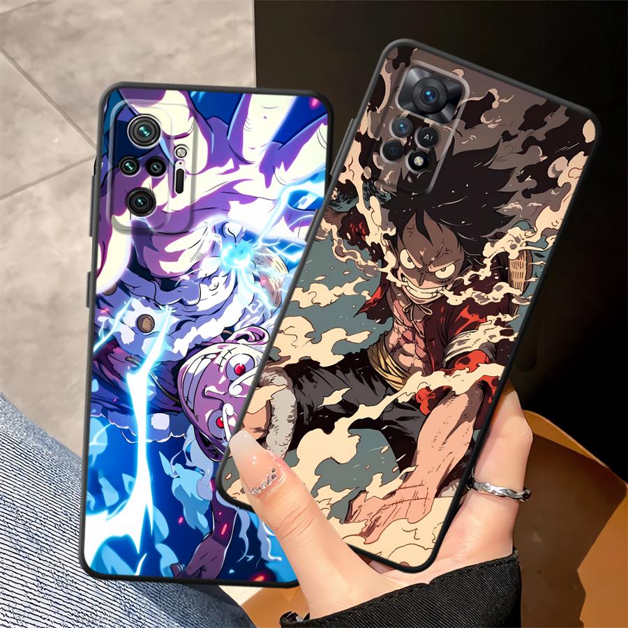 Cool Luffy Anime Case for Xiaomi Redmi Note 9s 10S 11 13 12 Pro Plus 10 9 8 Pro 11S 12S Funda Phone Cover