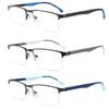 MODFANS 3-Pack Men Blue light blocking Reading Glasses Lightweight Metal Frame Computcer Readers HD Lens Presbyopia Eyewear