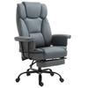 Office Chair Ergonomic Executive Chair 360 degrees Rotatable Computer Chair Height-Adjustable with Headrest and Padded Armrests with Footrest Faux