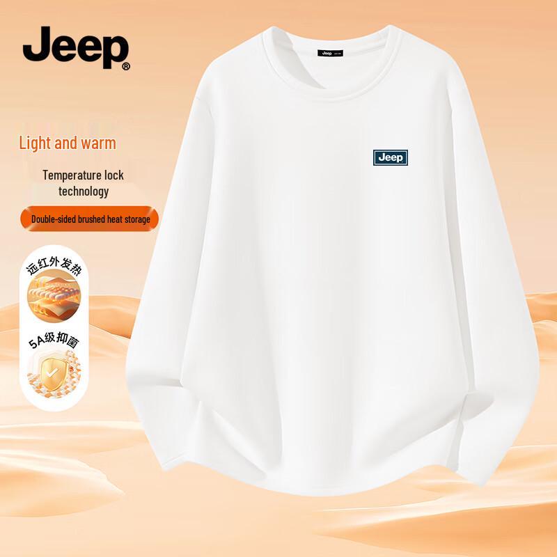 JEEP Men s Antibacterial Thermal Long-Sleeve T-Shirt 4XL