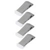 4Set Door Stoppers Non Slip Rubber Door Bottom Stop Wedge Accessories for Home Improvement