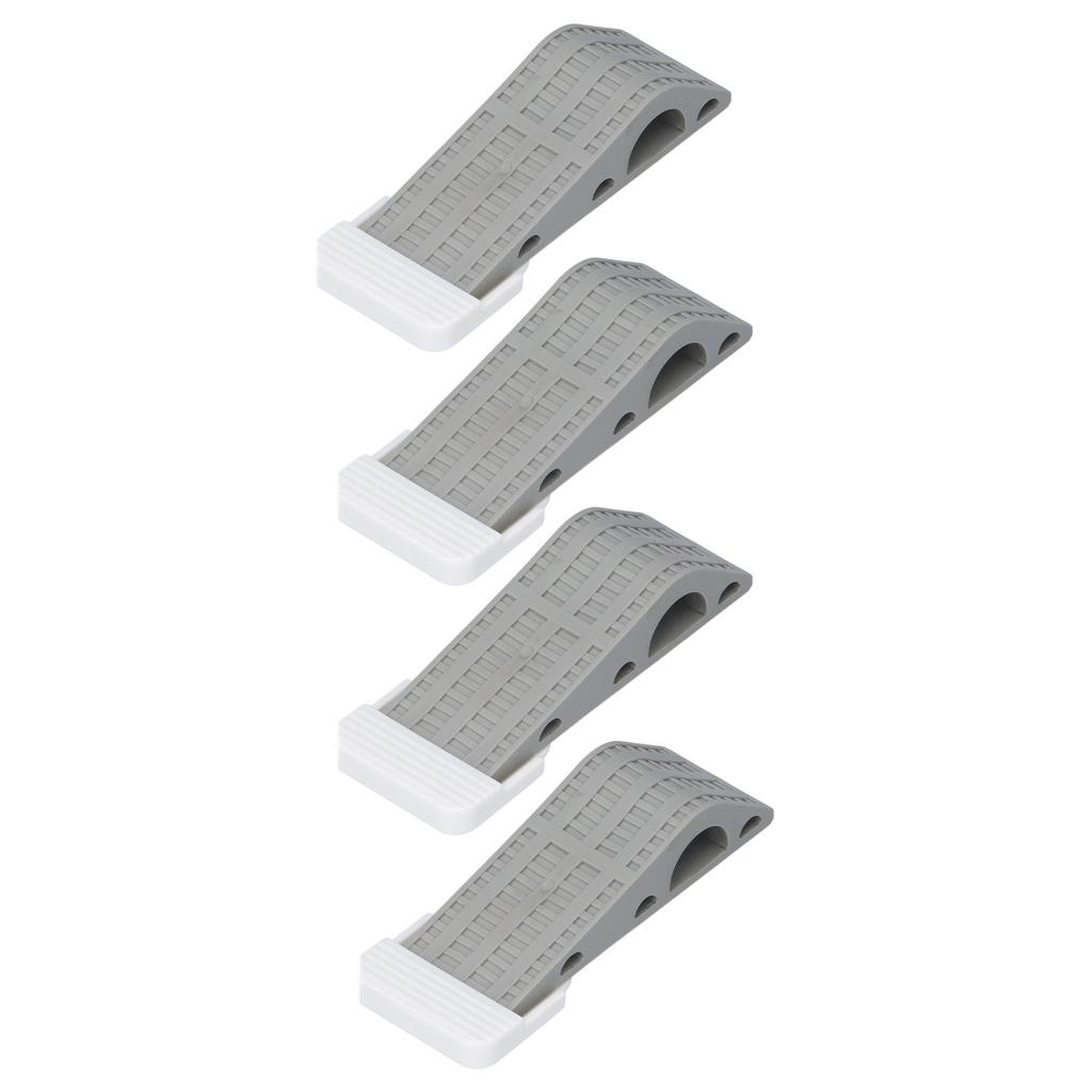 4Set Door Stoppers Non Slip Rubber Door Bottom Stop Wedge Accessories for Home Improvement