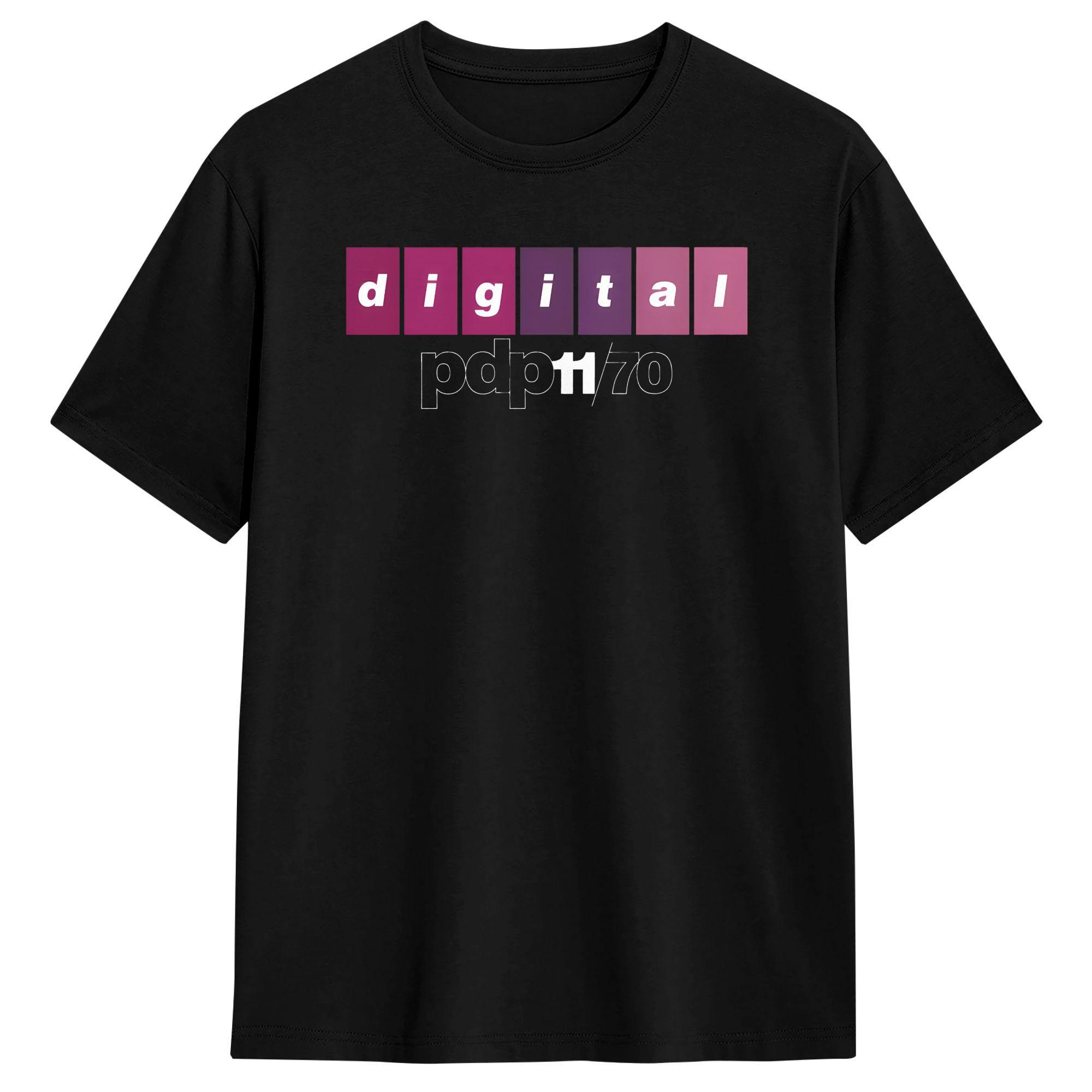 

Pdp 11 Retro Computing Digital T Shirt for Men Cotton Vintage T-Shirt Round Neck Tee Shirt Short Sleeve Tops Gift Idea 5XL різнокольоровий