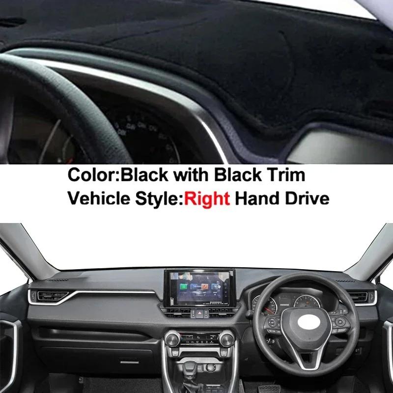Car Dashboard Cover Non slip pad For Toyota RAV4 V XA50 2018 -  LHD Dashmat Carpet Dash Mat Sun Shade Pad Anti-UV Cushion