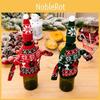 Gemütlicher Weihnachts-Pullover Weinflaschen-Set Dekorative Stricktisch-Atmosphärendekoration