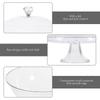 Covered Dessert Tray 1 Set Acrylic Cake Storage Supply For Household Users Dust-proof