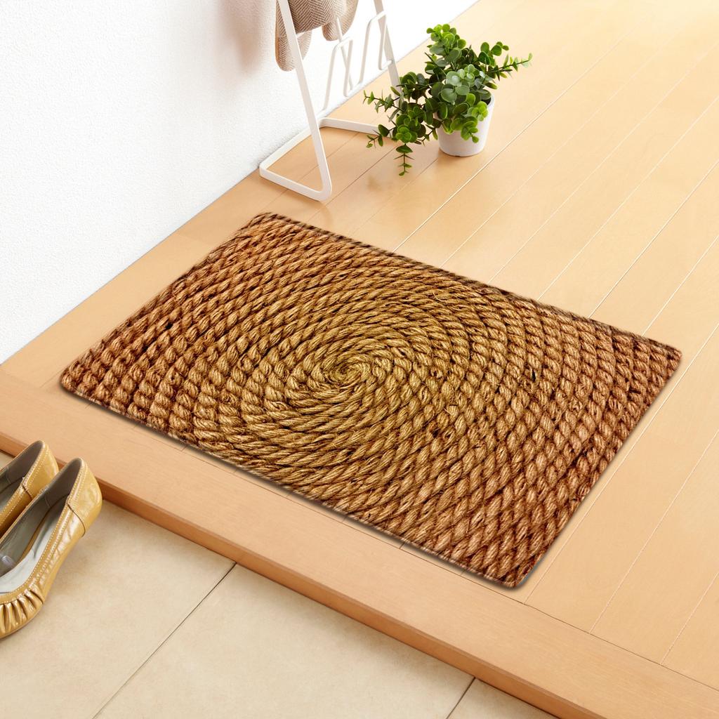 Creative Home Door Mat Water Absorbent Non-Slip Mat Living Room Kitchen Floor Mat Bedroom Carpet