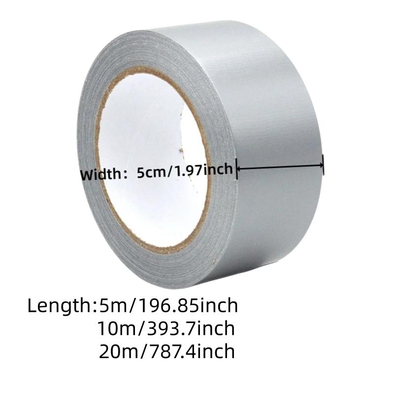 1roll Tape Waterproof Sticky Adhesive Cloth Duct Tape Single-Sided Strong Carpet Tape Multi-Purpose Durable Easy Tear Tape