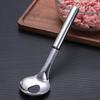 Stainless Steel Anti Stick Meatball Scoop Fall Resistant Portable Hollow Smooth Maker Spoon