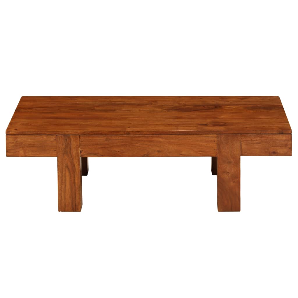 Solid Wood Coffee Table with Honey Colored Finish 100 x 50 x 30 cm