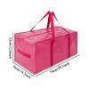 Large Capacity Moving and Storage Bag Dust and Moisture Proof Durable Plastic with Shoulder Strap Portable Travel Luggage Bag