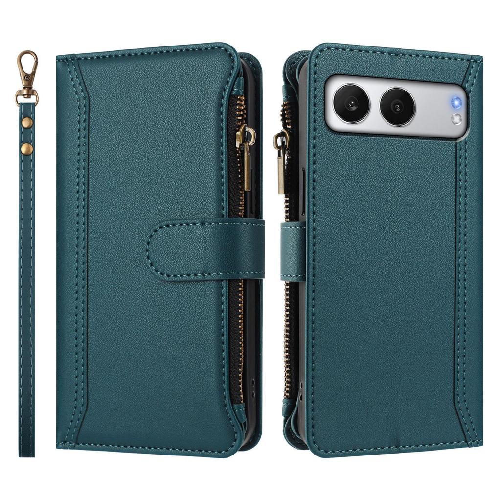 High-End Zipper Card Insert Phone Case for Oneplus Nord 4 5G Overseas Version