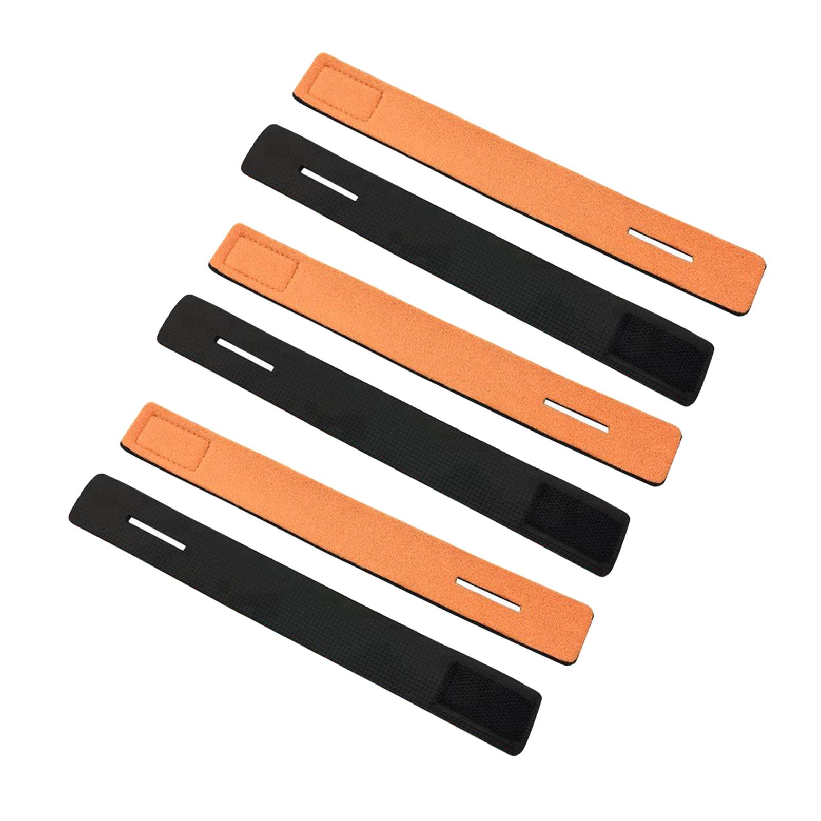 

6Pcs Fishing Rod Straps Adjustable Fishing Rod Ties Fishing Rod Belt Stretchy Fishing Rod Wrap Strap Elastic Rod Ties