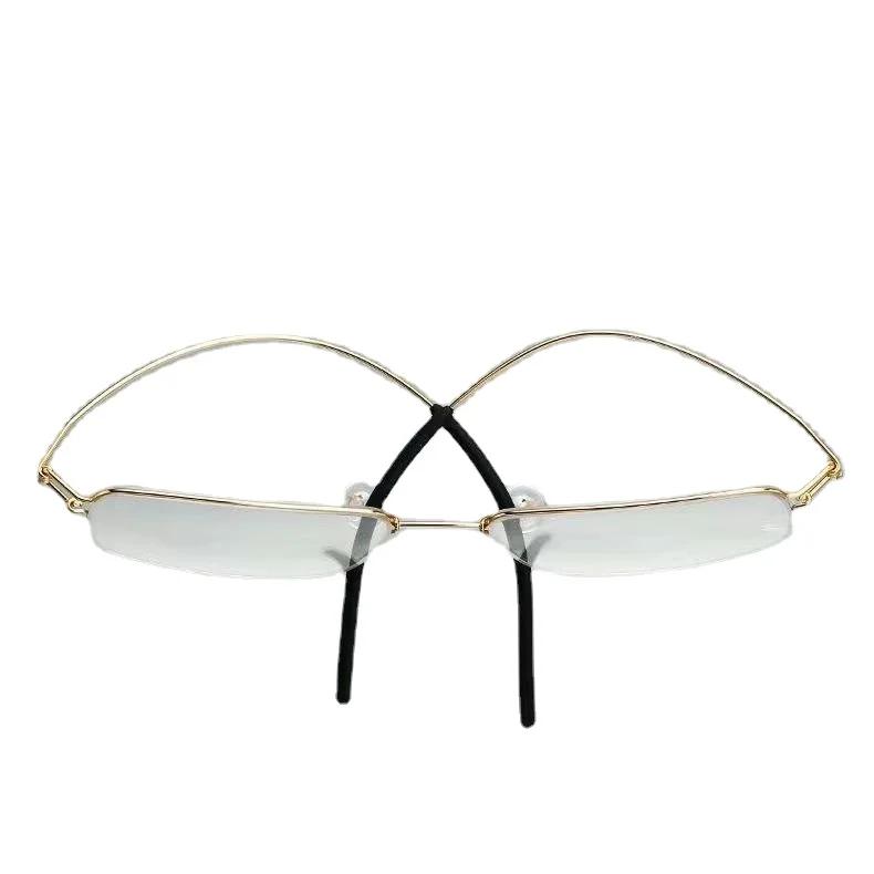 New Men Women Rimless Reading Glasses Anti Blue Light Bifocal Magnification Eyewear Presbyopic Glasses +1.50~ +4.0 Okulary