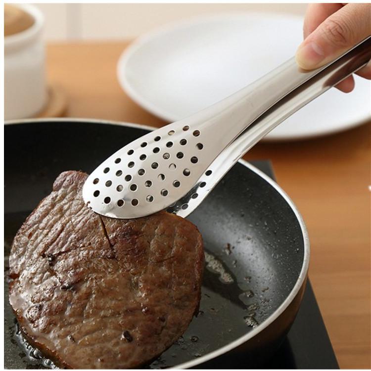 9-Inch Stainless Steel BBQ and Kitchen Tongs