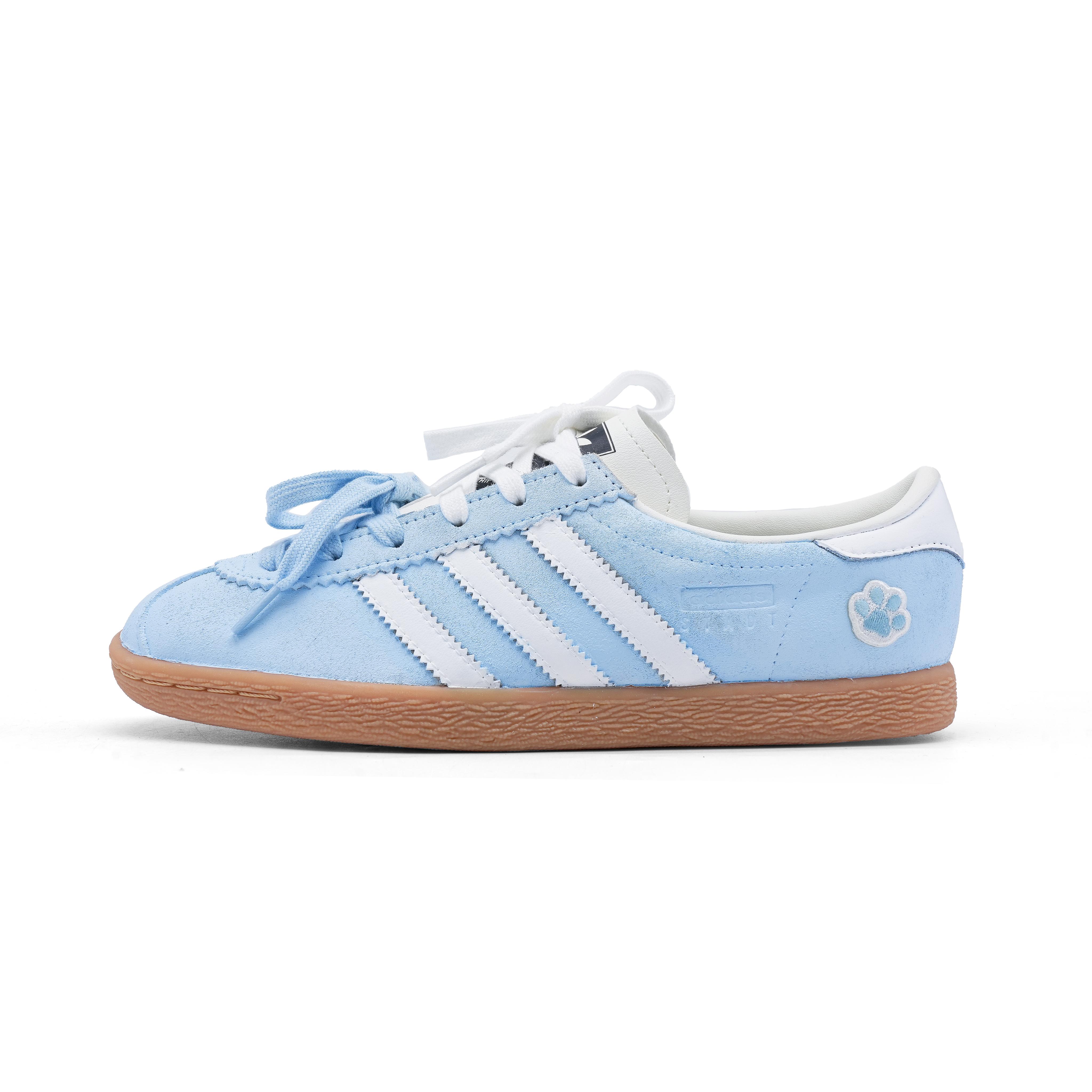 

Adidas Originals Stadt Green Purple Blue Abrasion Resistant Low top Skateboard Shoes Unisex Blue JR6342(Team1166-) 35⅔