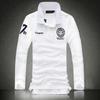 Men's New Fashion Slim Fit Long Sleeve Polo Shirt Casual Cotton Tee